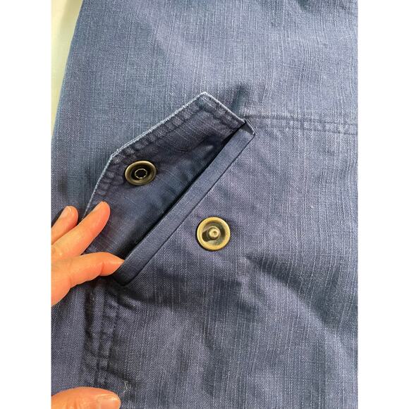 Coldwater Creek Blue Pullover Hooded Jacket SZ Small - Picture 6 of 8